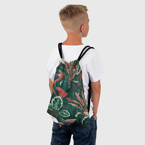 Мешок для обуви Фламинго паттерн / 3D-принт – фото 4