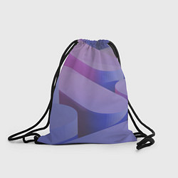 Мешок для обуви Абстрактные фиолетовые прямоугольники со скругленн