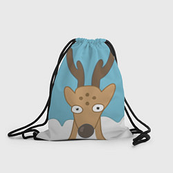 Рюкзак-мешок Олень Джерри, цвет: 3D-принт