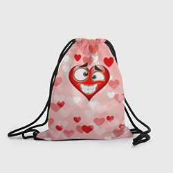 Рюкзак-мешок Влюбленное сердечко, цвет: 3D-принт