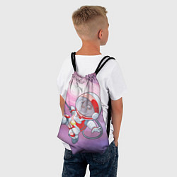 Рюкзак-мешок Обезьянка в космосе, цвет: 3D-принт — фото 2