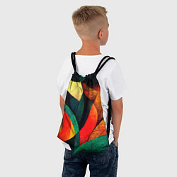 Рюкзак-мешок Текстурированная цветная абстракция, цвет: 3D-принт — фото 2