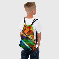 Рюкзак-мешок Разноцветное стекло, цвет: 3D-принт — фото 2
