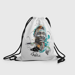 Рюкзак-мешок Пеле бразильский футболист, цвет: 3D-принт
