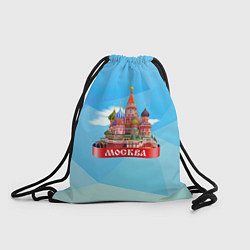 Рюкзак-мешок Россия Москва, цвет: 3D-принт