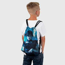 Рюкзак-мешок Уэнсдэй Адамс танец, цвет: 3D-принт — фото 2