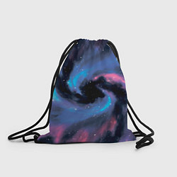 Рюкзак-мешок Ручная роспись галактики акварелью, цвет: 3D-принт