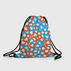 Рюкзак-мешок Лайки, цвет: 3D-принт
