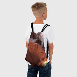 Рюкзак-мешок Изогнутые натуральные стены цвета, цвет: 3D-принт — фото 2