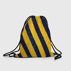 Рюкзак-мешок Предупреждающие полосы на асфальте, цвет: 3D-принт