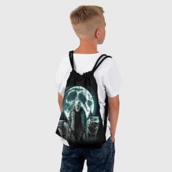 Рюкзак-мешок Король и Шут Лесник с волками, цвет: 3D-принт — фото 2