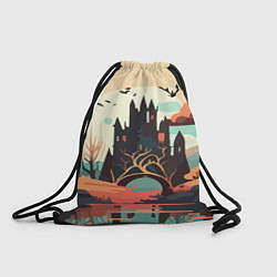 Рюкзак-мешок Autumn Castle - Huf&Sya, цвет: 3D-принт