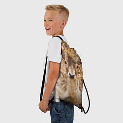 Рюкзак-мешок Хороший олень, цвет: 3D-принт — фото 2