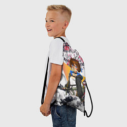 Рюкзак-мешок Девушка с AUG, цвет: 3D-принт — фото 2