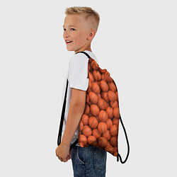 Рюкзак-мешок Баскетбольные мячи, цвет: 3D-принт — фото 2