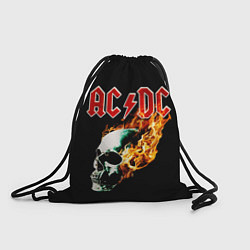 Рюкзак-мешок AC DC череп, цвет: 3D-принт