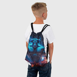 Рюкзак-мешок Накаченный бык, цвет: 3D-принт — фото 2