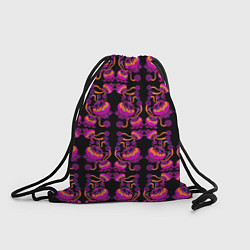 Рюкзак-мешок Инопланетные цветы, цвет: 3D-принт