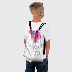 Рюкзак-мешок Улётная принцесса, цвет: 3D-принт — фото 2
