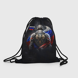 Рюкзак-мешок Космические паладины России, цвет: 3D-принт