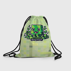 Рюкзак-мешок Милашка криппер на кубическом фоне, цвет: 3D-принт