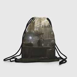 Рюкзак-мешок STALKER Одиночка и бармен, цвет: 3D-принт