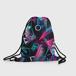 Рюкзак-мешок Neon money, цвет: 3D-принт