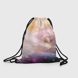 Мешок для обуви Аморфное абстрактное космическое красочное небо