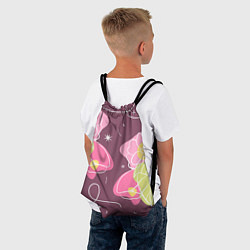 Рюкзак-мешок Звезды в цветах лайн, цвет: 3D-принт — фото 2