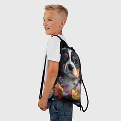 Рюкзак-мешок Бернский зенненхунд милый щенок, цвет: 3D-принт — фото 2