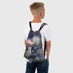 Рюкзак-мешок Ночная сказка, цвет: 3D-принт — фото 2
