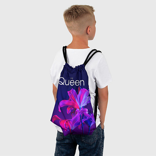 Мешок для обуви The Queen Королева и цветы / 3D-принт – фото 4