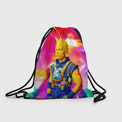 Рюкзак-мешок Барт Симпсон - крутой чувак - нейросеть, цвет: 3D-принт