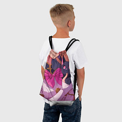 Рюкзак-мешок Сейлормун с котиком, цвет: 3D-принт — фото 2