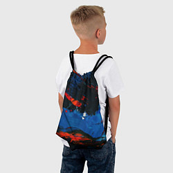 Рюкзак-мешок Краска гуашь, цвет: 3D-принт — фото 2