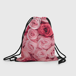 Мешок для обуви Чайная пыльная роза - нежно розовый цветок