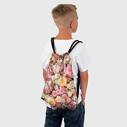 Рюкзак-мешок Тысяча цветов, цвет: 3D-принт — фото 2