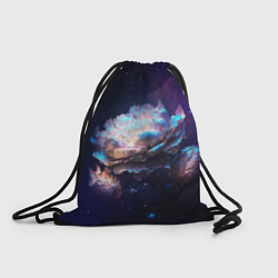 Рюкзак-мешок Космические звёздные цветы, цвет: 3D-принт