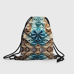 Рюкзак-мешок Бумажный футуризм, цвет: 3D-принт