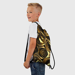 Рюкзак-мешок Золотой калейдоскоп, цвет: 3D-принт — фото 2