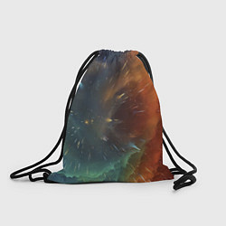 Рюкзак-мешок Космический снегопад, цвет: 3D-принт