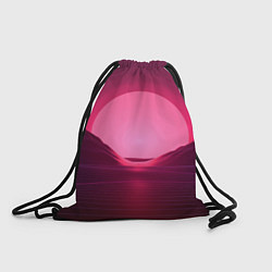 Рюкзак-мешок Неоновый закат, цвет: 3D-принт