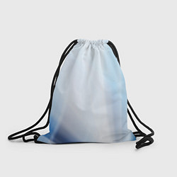 Рюкзак-мешок Светлые синие и голубые волны, цвет: 3D-принт