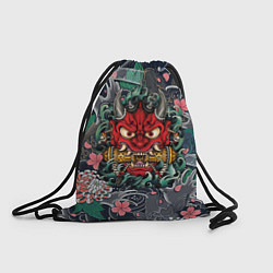 Рюкзак-мешок Irazumi devil и волны, цвет: 3D-принт