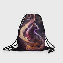 Рюкзак-мешок Звездный кот, цвет: 3D-принт