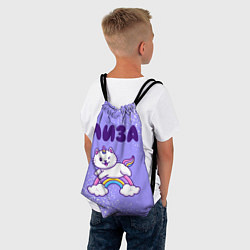 Рюкзак-мешок Лиза кошка единорожка, цвет: 3D-принт — фото 2