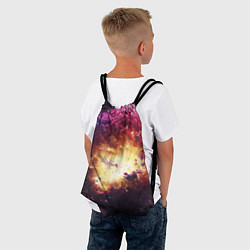 Рюкзак-мешок Теория взрыва, цвет: 3D-принт — фото 2