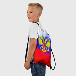 Рюкзак-мешок Russia флаг герб, цвет: 3D-принт — фото 2