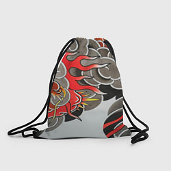Рюкзак-мешок Иредзуми: дракон в дыму, цвет: 3D-принт