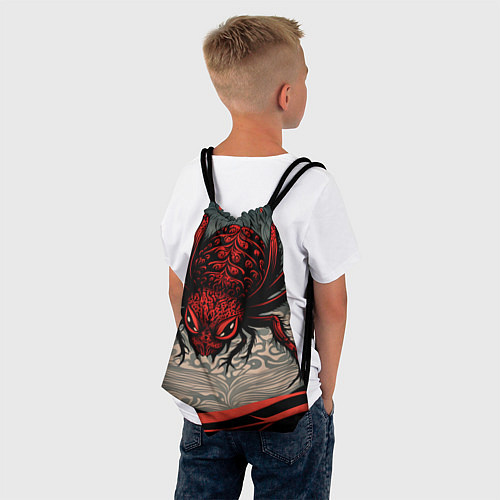 Мешок для обуви Красный паук / 3D-принт – фото 4